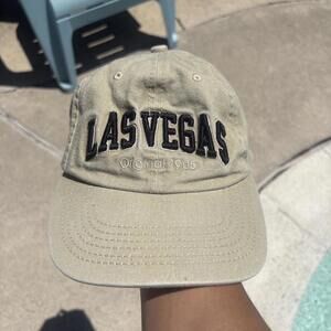 Robin Ruth Tan and Cream Las Vegas Cap